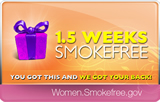 1.5 weeks smokefree