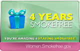 4 years smokefree