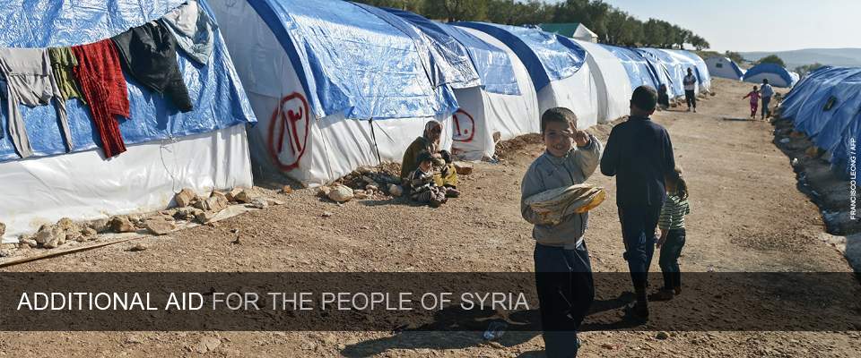 Additional Aid For The People Of Syria - Photo: Francisco Leong/AFP