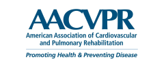 Logotipo de la Asociación Estadounidense de Rehabilitación Cardiovascular y Pulmonar (AACVPR)