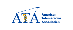 Logotipo de la Asociación Estadounidense de Telemedicina (ATA)