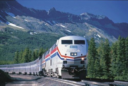 Amtrak and mountains