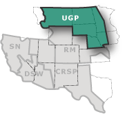Upper Great Plains Service Territory