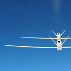 Global Hawk UAVs demonstrate close-proximity test flight