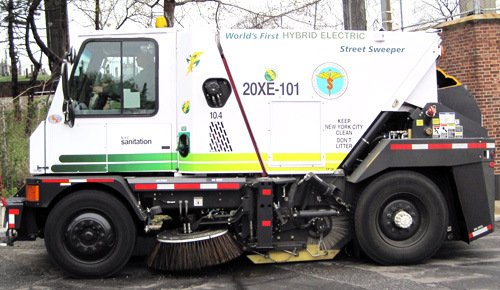 Hybrid Street Sweeper