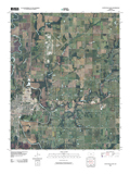 Sample of US Topo map showing the Coffeyville East quadrangle in Kansas