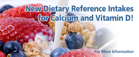 New Dietary Reference Intakes for Calcium and Vitamin D
