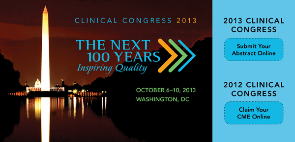 2013 Clinical Congress