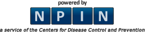 Powered by NPIN - a service of the Centers for Disease Control and Prevention - Logo and website link