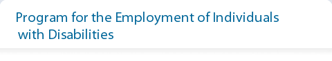 Program for the Employment of Individuals with Disabilities
