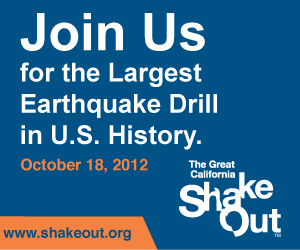 Join the ShakeOut on Oct. 20, 10:20 pacific time.