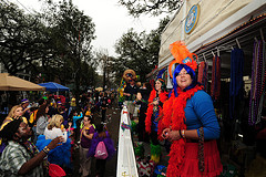 Coast Guard float takes part in King Rex parade