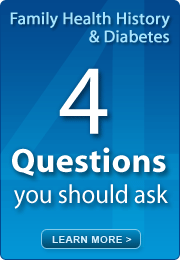 Family Health History & Diabetes - 4 Questions You Should Ask
