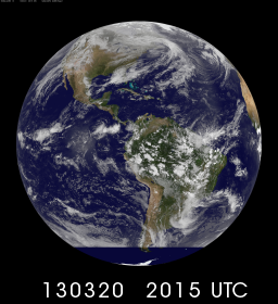 Current GOES East overview image