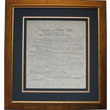 N-06-BILL_GOLD - Professionally Framed Gold-Beaded Bill of Rights