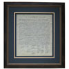 N-06-DOI_BLACK - Professionally Framed Black-Beaded Declaration of Independence