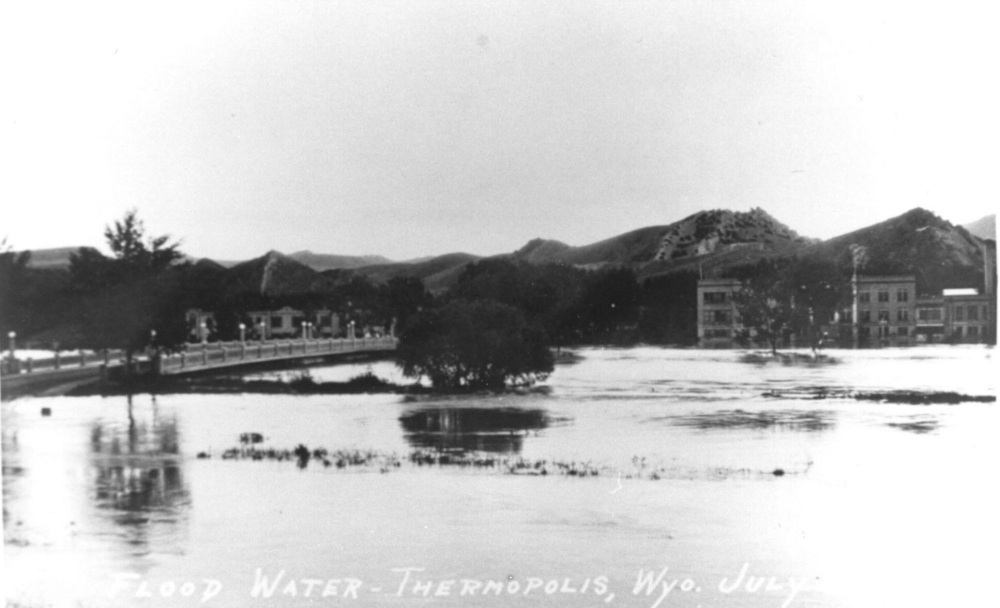 Historical flood photograph