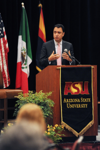 Assistant Secretary for Market Access and Compliance Michael Camuñez delivers remarks during "Realizing the Economic Strength of Our 21st Century Border: Trade, Education, and Jobs"