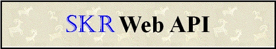 SKR Web API Logo