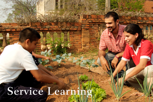 Service Learning: Help students make a difference in their local and global communities through projects focused on service learning.