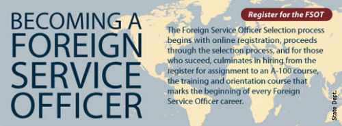 Becoming A Foreign Service Officer Banner