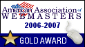 American Association of Webmasters Award Logo