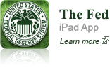 The Fed iPad App Learn More (Exit icon)