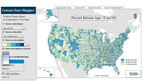 image of census data mapper