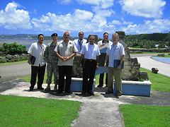 Assessment team in Guam