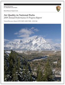 air quality in national parks, 2008 annual performance and progress report cover