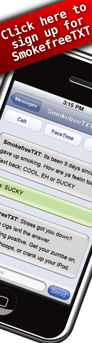 go to smokefree txt page