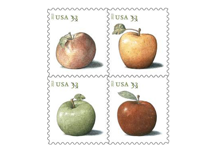 New Apple Postcard stamps 