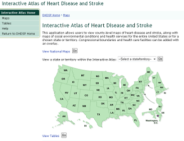 Atlas interactivo de enfermedades cardíacas y accidentes cerebrovasculares