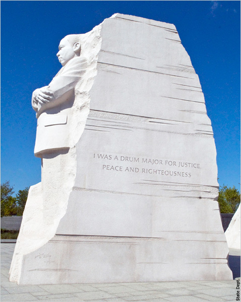 Escultura del monumento conmemorativo a Martin Luther King Jr. (Depto. Estado/Ken White)