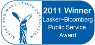 2011 Lasker~Bloomberg Public Service Award Winner