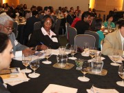 Participants at the 2012 Global Diaspora Forum listen to Dr. Shah's speech
