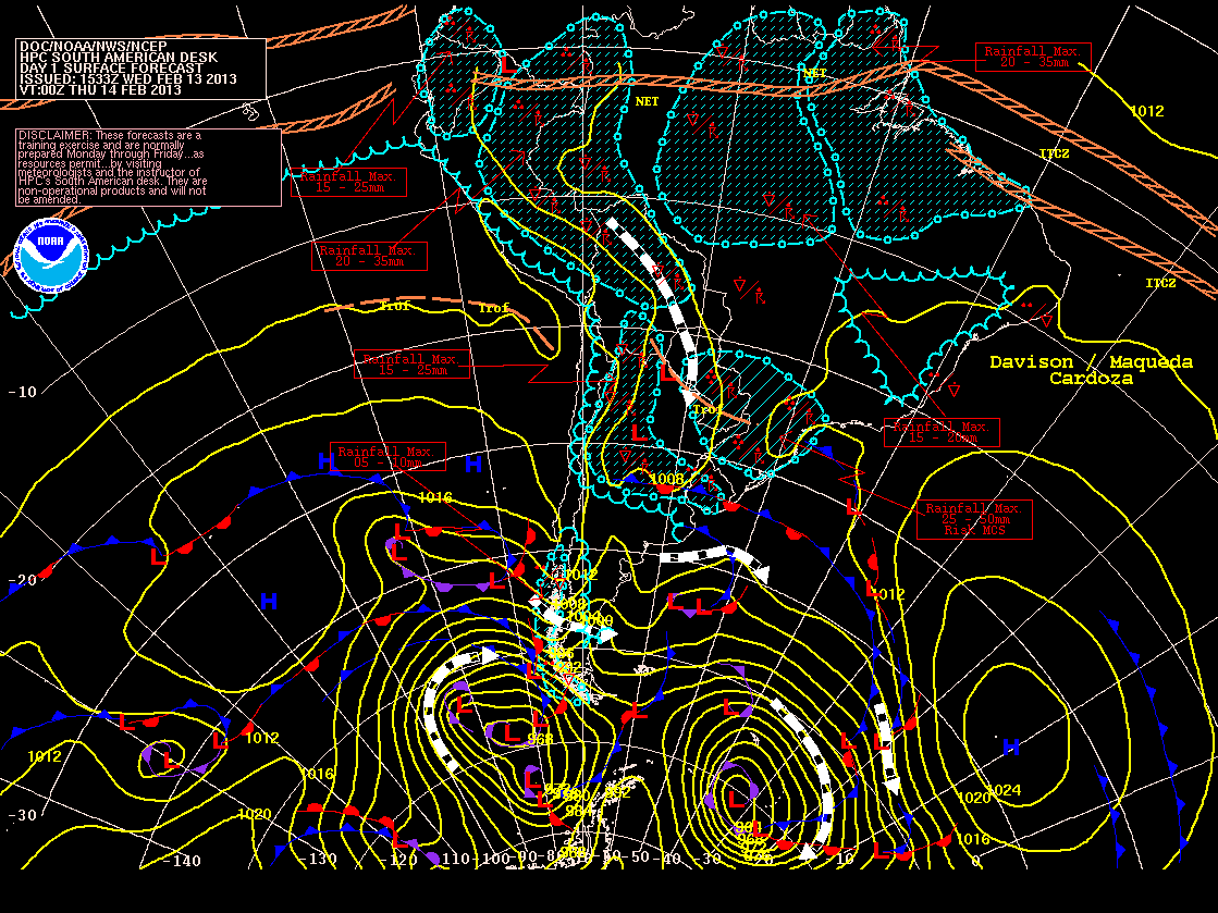 Day 1-6 Forecasts