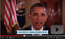 President Obama: Get Involved in the 2013 National Day of Service video