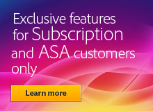Exclusive features for Subscription and Upgrade Plan customers only