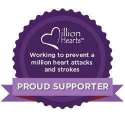 Working to prevent a million heart attacks and strokes. Proud supporter.