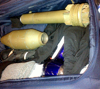 A WWII era inert bazooka round was discovered in a checked bag at Chicago O’Hare (ORD).