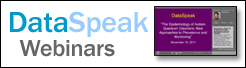 DataSpeak Webinars