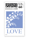 Lily of the Valley Love Custom Postage
