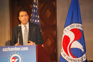 Assistant Secretary Michael Camunez delivers keynote speech at the Defeating Foreign Trade Barriers Workshop at the U.S. Chamber of Commerce.