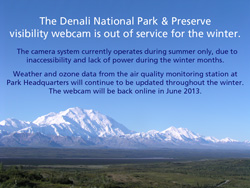 Denali NP & P, air quality webcam preview image