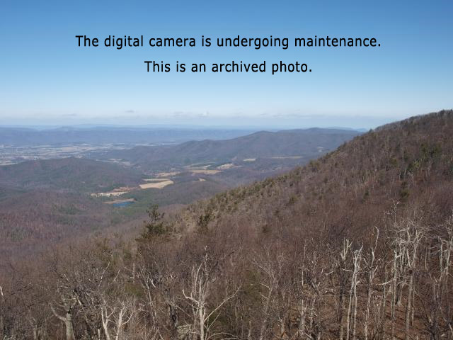 Shenandoah NP, air quality webcam preview image