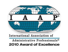 IAAP Award of Excellence Logo