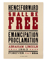 Emancipation Proclamation Poster (signed and numbered)