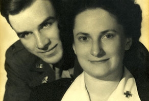 Soldier, Red Crosser Meet and Marry During WWII