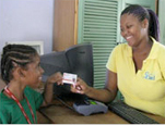 Student Card Limited's product in use in Jamaica